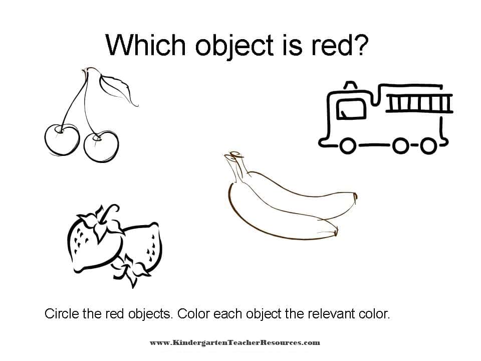 Color Worksheets - Identifying Colors