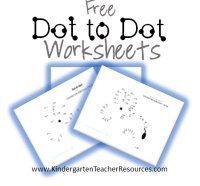 Free printable dot to dot