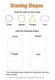 shapes in worksheet