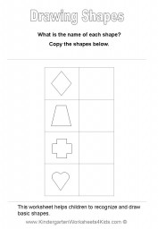 worsheets to learn shapes
