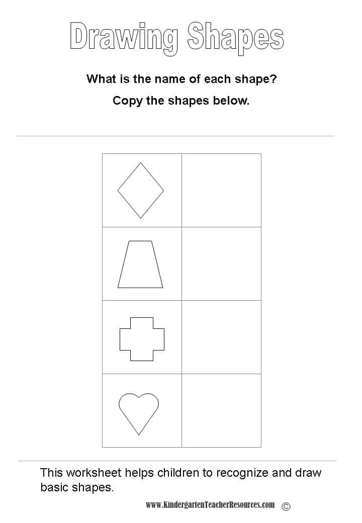 Shape Worksheets