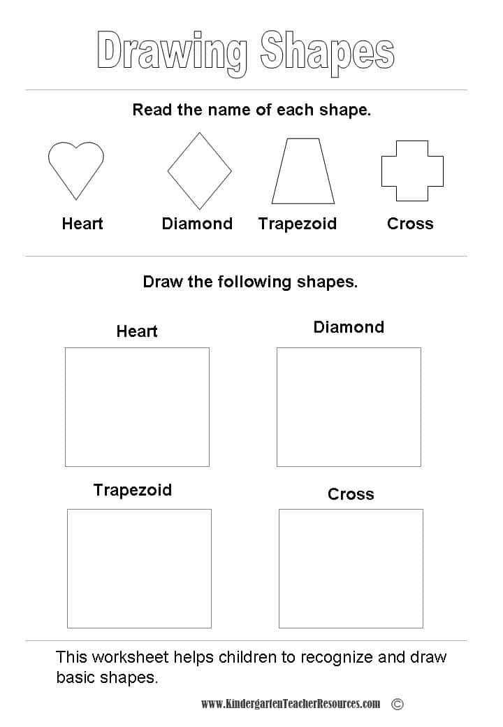 Shape Worksheets