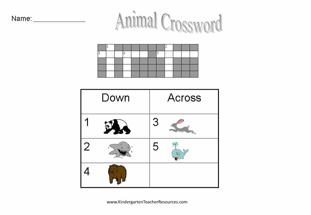 Wrosword Nouns For Students Worksheets