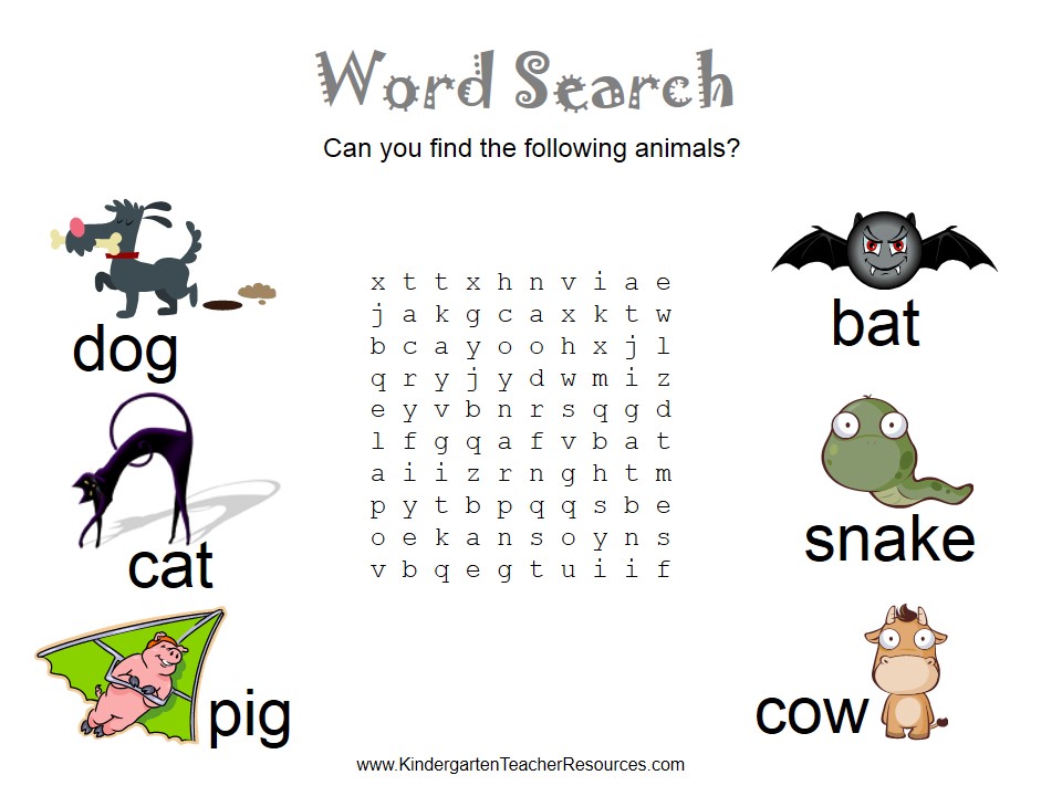 animal-word-searches