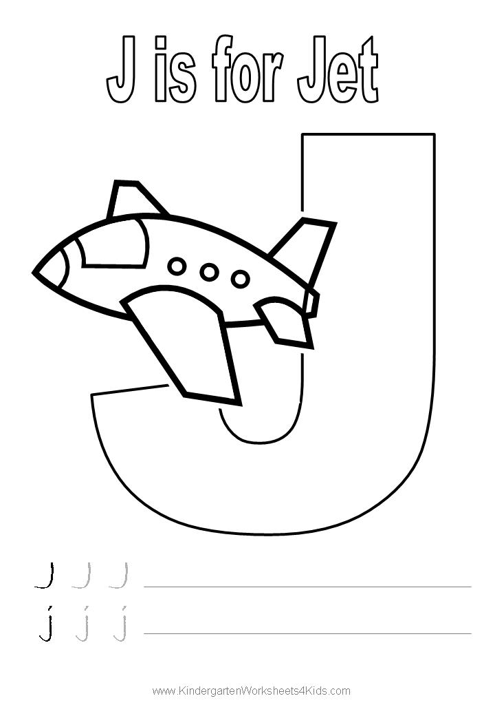 Printable Letter J Worksheets