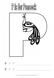 Letter P Handwriting Worksheet