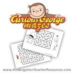 Curious George Mazes