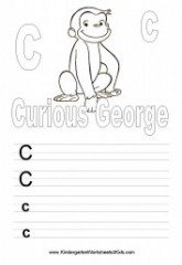 Letter C worksheet