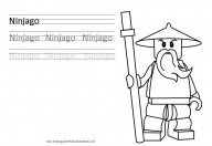 ninjago kindergarten worksheet