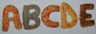 alphabet cookies