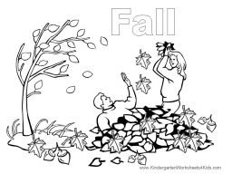 Fall coloring pages