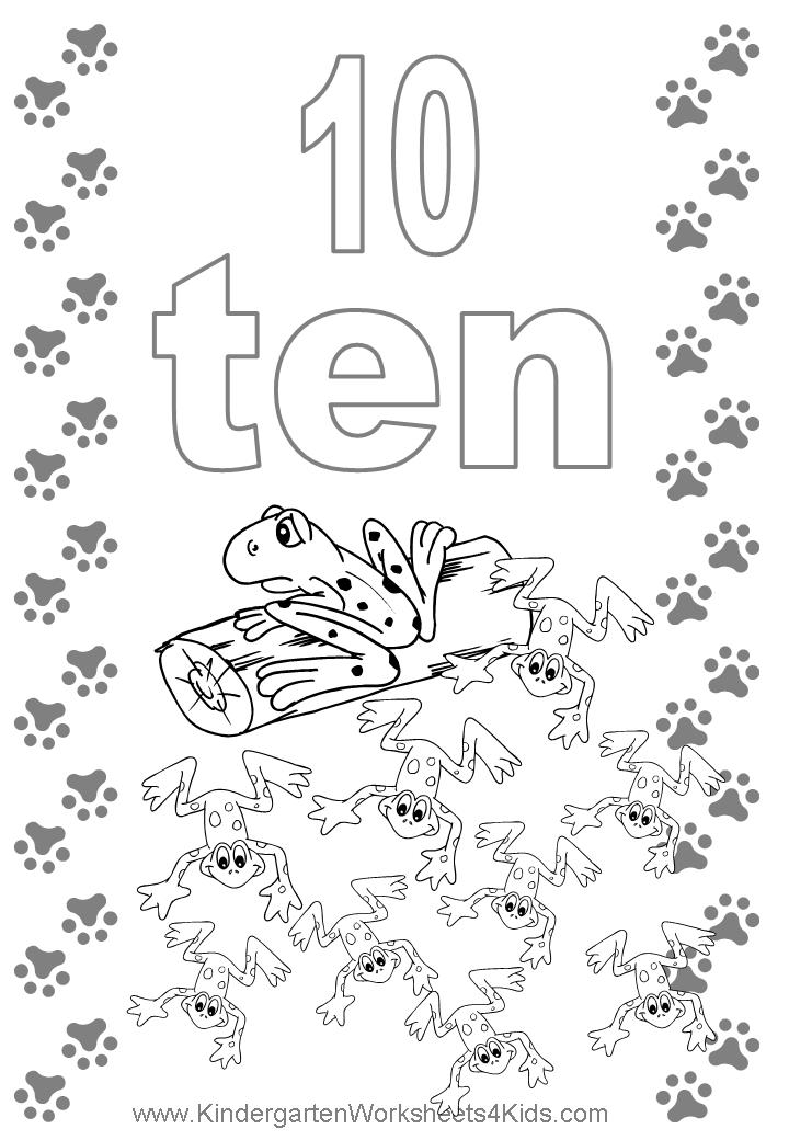 Download Number Coloring Pages