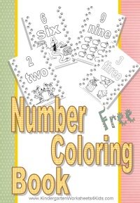 Number coloring book