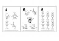 Printable number flash card