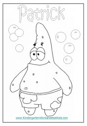 Spongebob coloring sheet