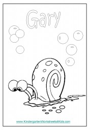 Gary Coloring Page