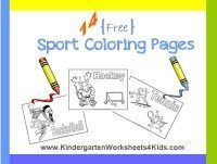 Sport Coloring Book