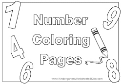 Number Coloring Pages 1 10 Number Coloring Pages 1 10