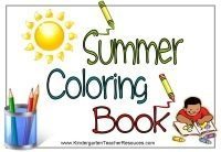 Summer Coloring Book