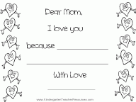 Mothers day printable