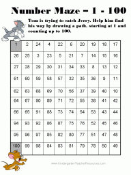 Tom and Jerry Printable Maze