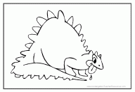 Dinosaur Coloring Sheet