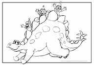 Free printable Dinosaur Coloring Pages for Kids