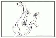 Free printable Dinosaur Coloring Pages