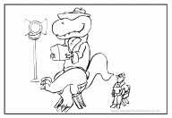 Free Dinosaur Coloring Pages