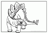 Dinosaur Coloring Page
