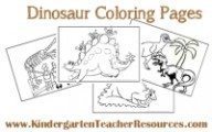 Dinosaur Coloring Pages