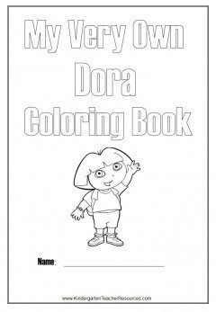 Dora Coloring Page