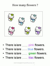 Hello Kitty worksheets