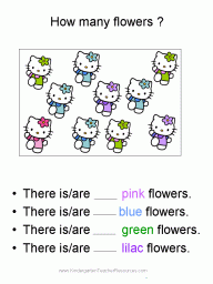 Hello Kitty worksheet