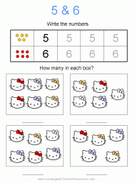 Number 6 worksheet