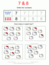 Number 8 worksheet
