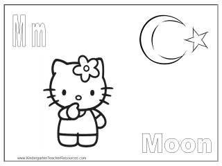 Free Hello Kitty Coloring Pages