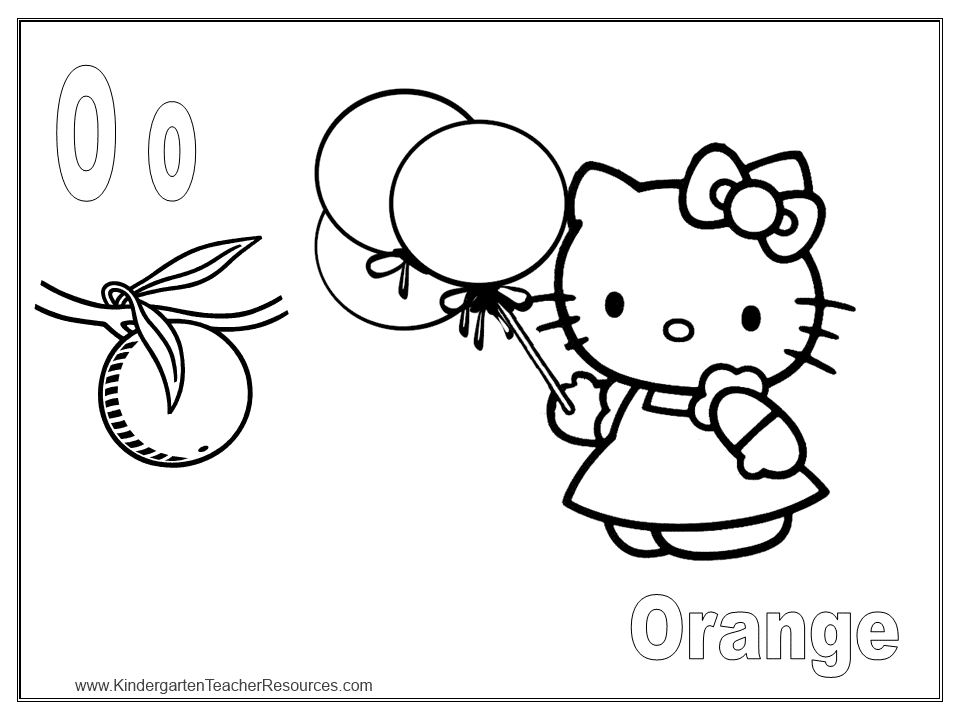 Download Free Hello Kitty Coloring Pages