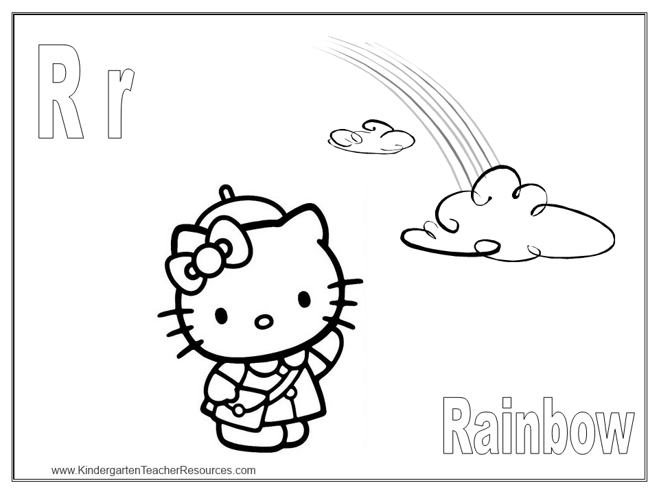 Free Hello Kitty Coloring Pages