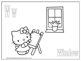 W is for window