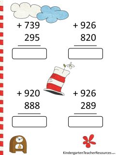 Dr Seuss Worksheets