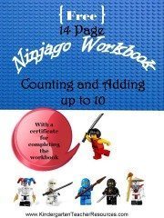 Kindergarten math workbook