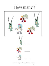 Spongebob worksheets