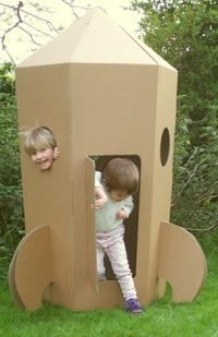 diy space ship for kids