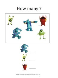 Preschool worksheets