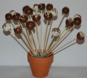 chocolate flowers