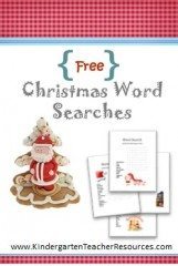 Christmas word searches