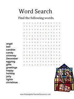 Xmas Word Search