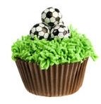 Soccer cupcake