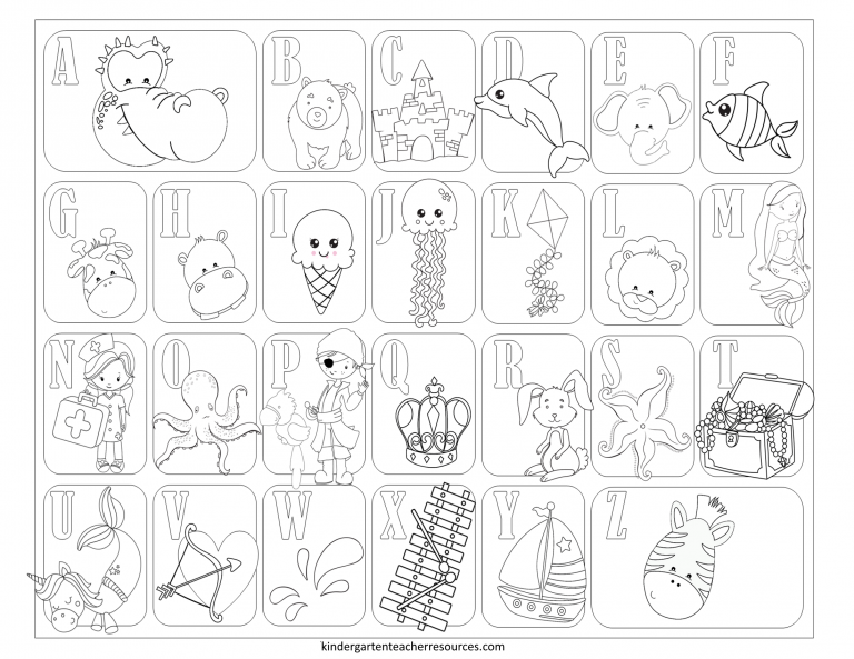 Free Printable Coloring Pages for Kindergarten